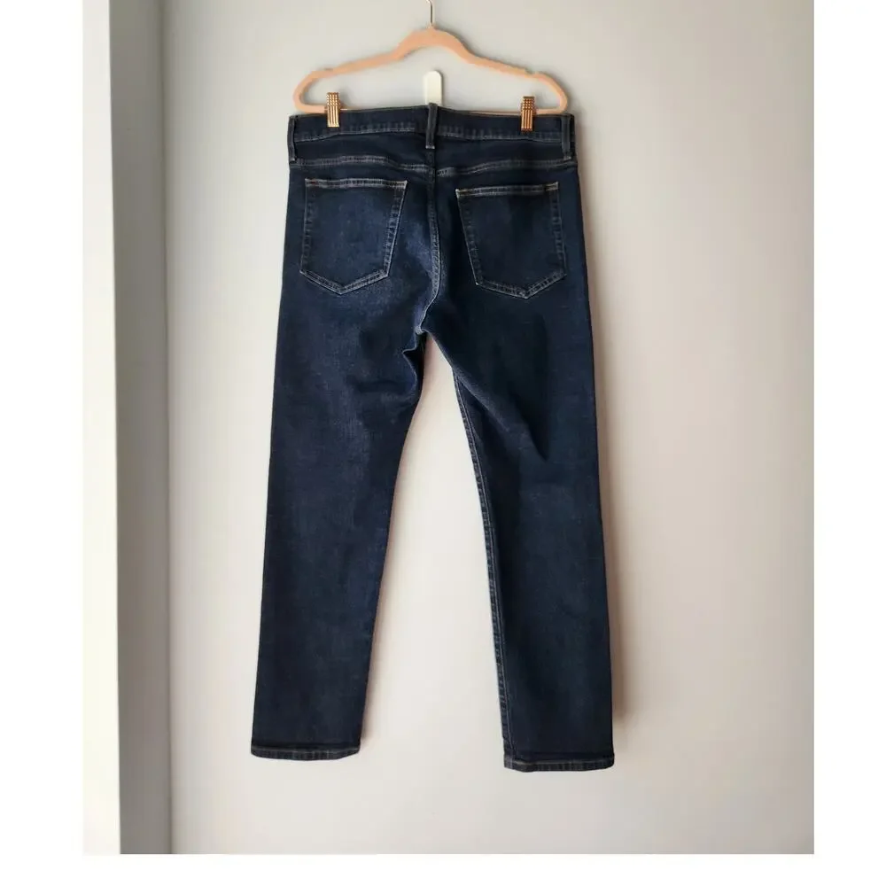 NWOT J. Crew Men's Athletic Slim-Fit Jean In Signature Flex Blue 33/30
